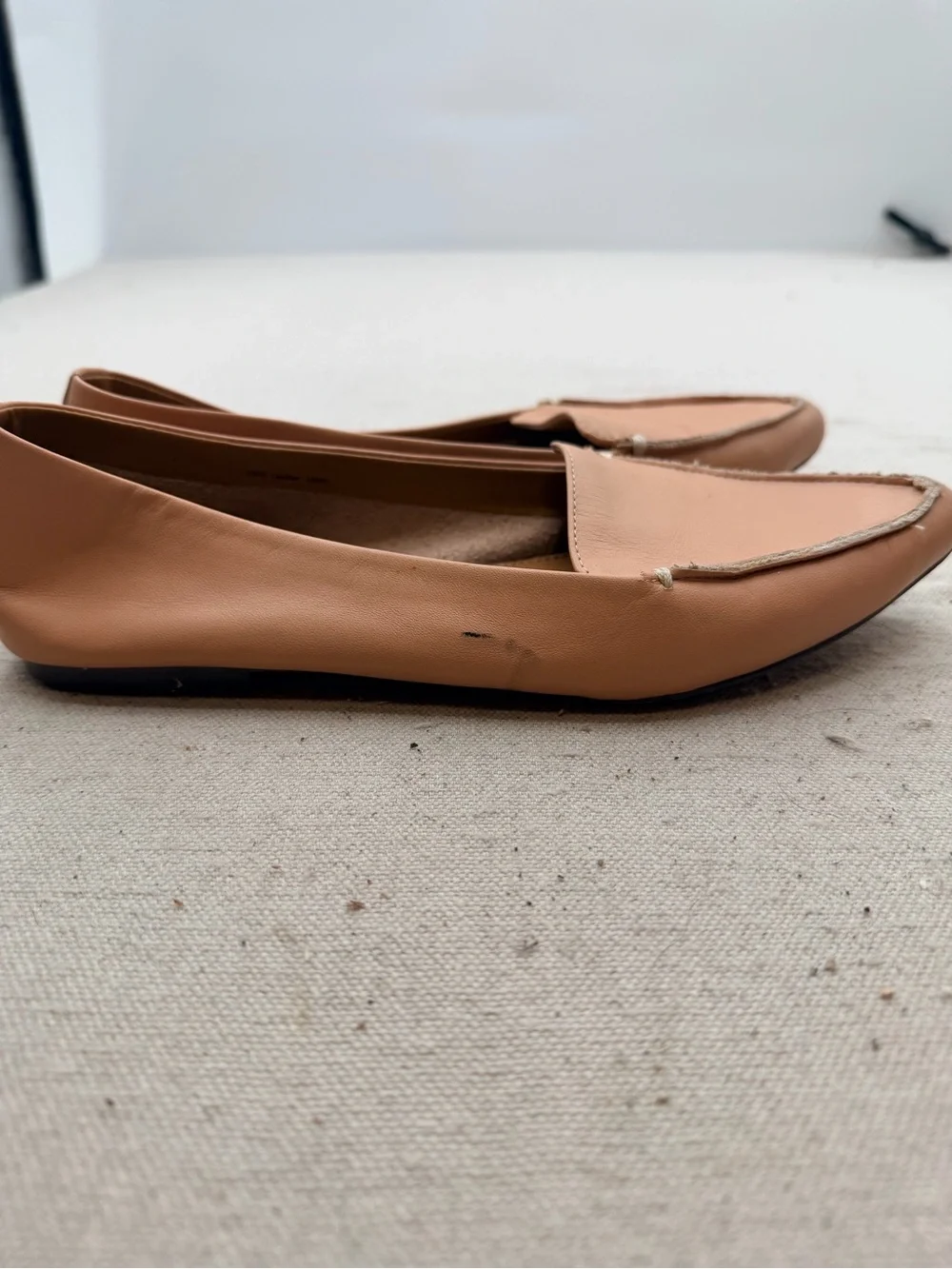 J. Crew Edie Leather Flat